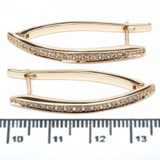 Сережки XUPING Gold (3.8 х 0.3 см.) 515061