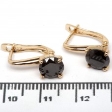 Сережки XUPING Gold "чорний" 515051