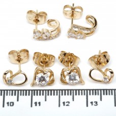 Сережки XUPING Gold "набір 3 пари" 515045