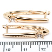 Сережки XUPING Gold "2.8 х 0.4 см." 514795