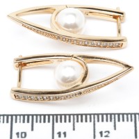 Сережки XUPING Gold "3 х 0.4 см." 514793