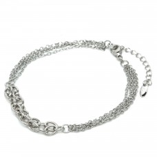 Браслет XUPING Silver (18 + 3 х 0.5 см.) 206532