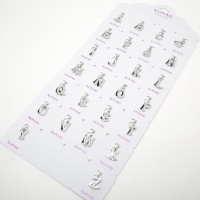 Кулони XUPING Silver 26 шт. 206781 Кулони XUPING Silver 26 шт. 206781