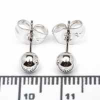 Сережки XUPING Silver "Ø 0.4 см." 206776 Сережки XUPING Silver "Ø 0.4 см." 206776