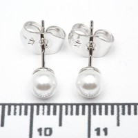 Сережки XUPING Silver "Ø 0.4 см." 206775 Сережки XUPING Silver "Ø 0.4 см." 206775