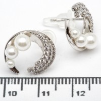 Сережки XUPING Silver "Ø 1.5 см." 206766 Сережки XUPING Silver "Ø 1.5 см." 206766