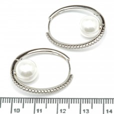 Сережки XUPING Silver "Ø  2.8 х 2.3 см." 206764