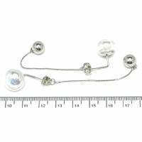 Сережки XUPING Silver "Ø 1.3 х 8.5 см." 206763 Сережки XUPING Silver "Ø 1.3 х 8.5 см." 206763