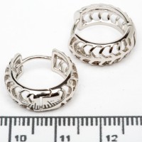 Сережки XUPING Silver (Ø 1.5 х 0.6 см.) 206741 Сережки XUPING Silver (Ø 1.5 х 0.6 см.) 206741