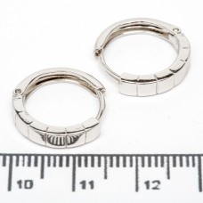 Сережки XUPING Silver (Ø 1.5 х 0.3 см.) 206740