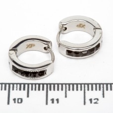Сережки XUPING Silver (Ø 1.3 х 0.4 см.) 206739