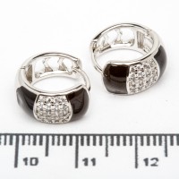Сережки XUPING Silver (Ø 1.3 х 0.6 см.) 206738 Сережки XUPING Silver (Ø 1.3 х 0.6 см.) 206738