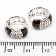 Сережки XUPING Silver (Ø 1.3 х 0.6 см.) 206738