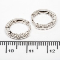 Сережки XUPING Silver (Ø 1.2 х 0.25 см.) 206736 Сережки XUPING Silver (Ø 1.2 х 0.25 см.) 206736