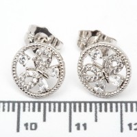 Сережки XUPING Silver (Ø 1.1 см.) 206701 Сережки XUPING Silver (Ø 1.1 см.) 206701