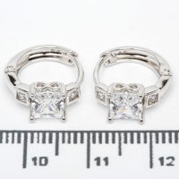 Сережки XUPING Silver (Ø 1.3 см.) 206700 Сережки XUPING Silver (Ø 1.3 см.) 206700