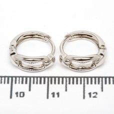 Сережки XUPING Silver (Ø 1.4 х 0.5 см.) 206697