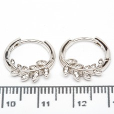 Сережки XUPING Silver (Ø 1.5 х 0.25 см.) 206692