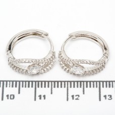 Сережки XUPING Silver (Ø 1.6 х 0.6 см.) 206687