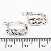 Сережки XUPING Silver (1.3 х 0.6 см.) 206681 Сережки XUPING Silver (1.3 х 0.6 см.) 206681