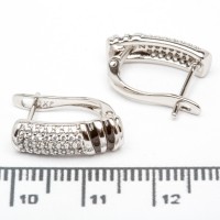 Сережки XUPING Silver (1.6 х 0.4 см.) 206679 Сережки XUPING Silver (1.6 х 0.4 см.) 206679