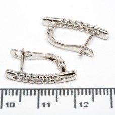 Сережки XUPING Silver (2 х 0.3 см.) 206678 Сережки XUPING Silver (2 х 0.3 см.) 206678
