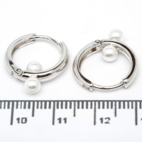 Сережки XUPING Silver (Ø 1.6 х 0.3 см.) 206632 Сережки XUPING Silver (Ø 1.6 х 0.3 см.) 206632