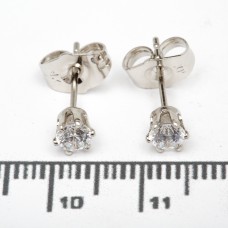 Сережки XUPING Silver (Ø 0.5 см.) 206630 Сережки XUPING Silver (Ø 0.5 см.) 206630