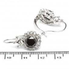 Сережки XUPING Silver "чорний" 206443