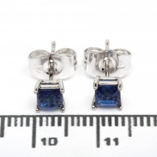 Сережки XUPING Silver "синій" (Ø 0.5 см.) 206329