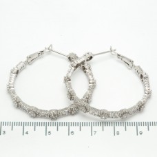 Сережки XUPING Silver (Ø 4 см.) 204227