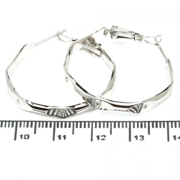 Сережки XUPING Silver "Ø 3 х 0.5 см." 206480