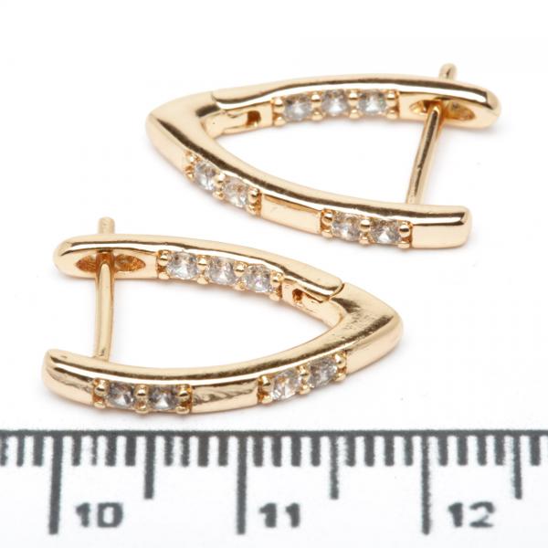 Сережки XUPING Gold "2 х 0.2 см." 514800