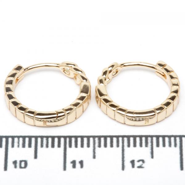 Сережки XUPING Gold "Ø 1.5 х 0.2 см." 514806