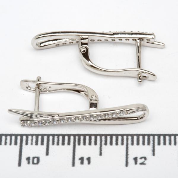 Сережки XUPING Silver (2.5 х 0.5 см.) 206629