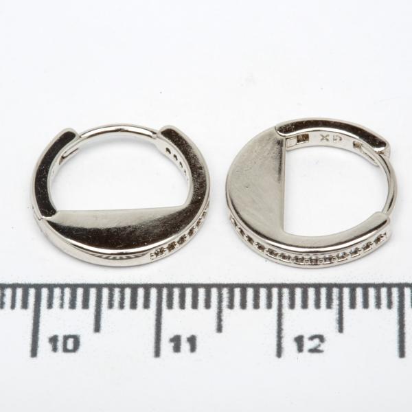 Сережки XUPING Silver (Ø 1.5 х 0.2 см.) 206631