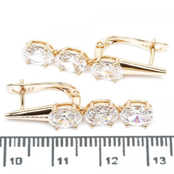 Сережки XUPING Gold (3.3 х 0.6 см.) 515142