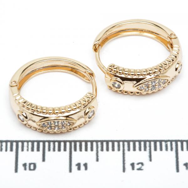 Сережки XUPING Gold (Ø 1.8 х 0.6 см.) 515150
