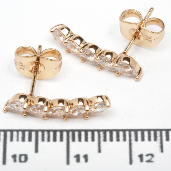 Сережки XUPING Gold (1.7 х 0.3 см.) 515218
