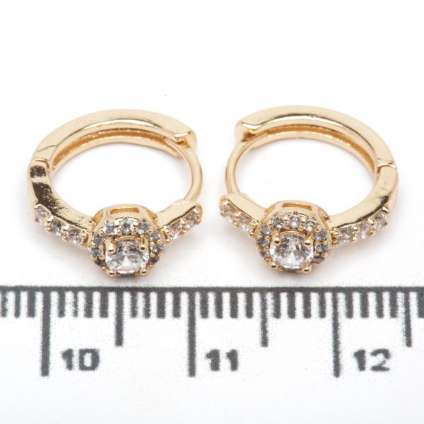 Сережки XUPING Gold (Ø 1.3 см.) 515230