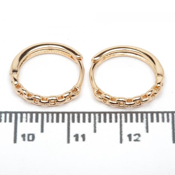 Сережки XUPING Gold (Ø 1.6 х 0.2 см.) 515232