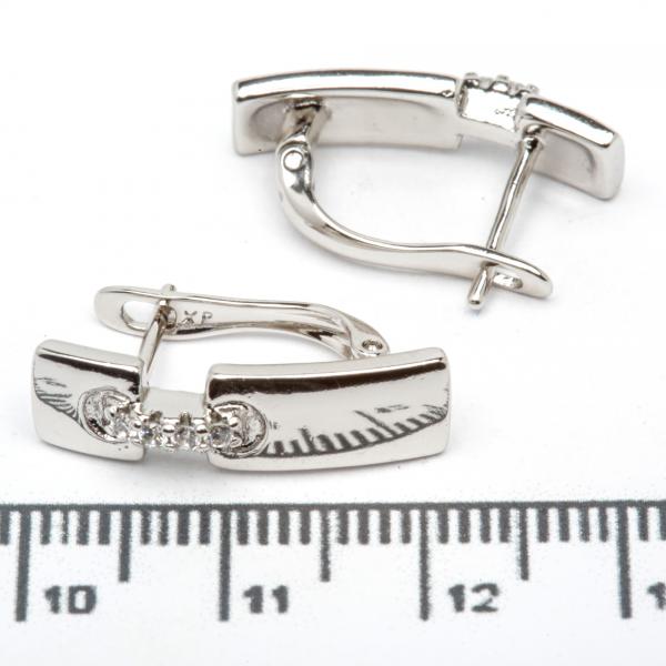 Сережки XUPING Silver (2 х 0.5 см.) 206677