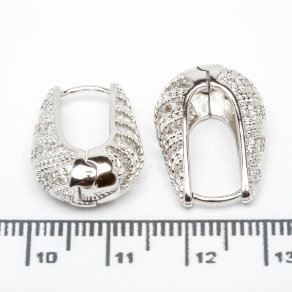 Сережки XUPING Silver (Ø 2.1 х 0.6 см.) 206683