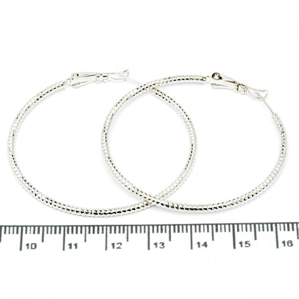Сережки XUPING Silver (Ø 4.5 х 0.2 см.) 206684