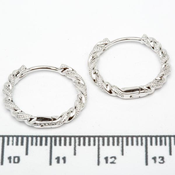 Сережки XUPING Silver (Ø 1.6 х 0.2 см.) 206690