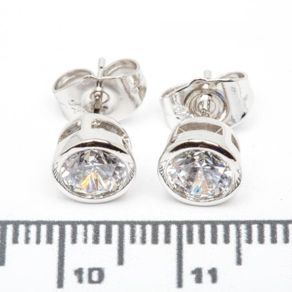 Сережки XUPING Silver (Ø 0.8 см.) 206711