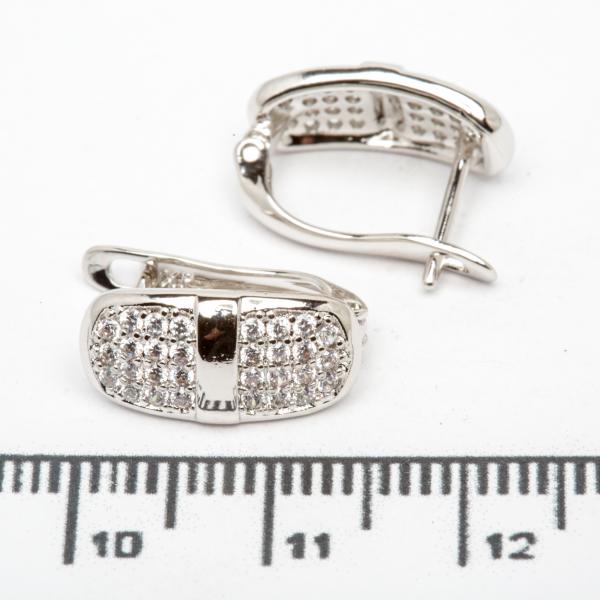 Сережки XUPING Silver (1.5 х 0.7 см.) 206729
