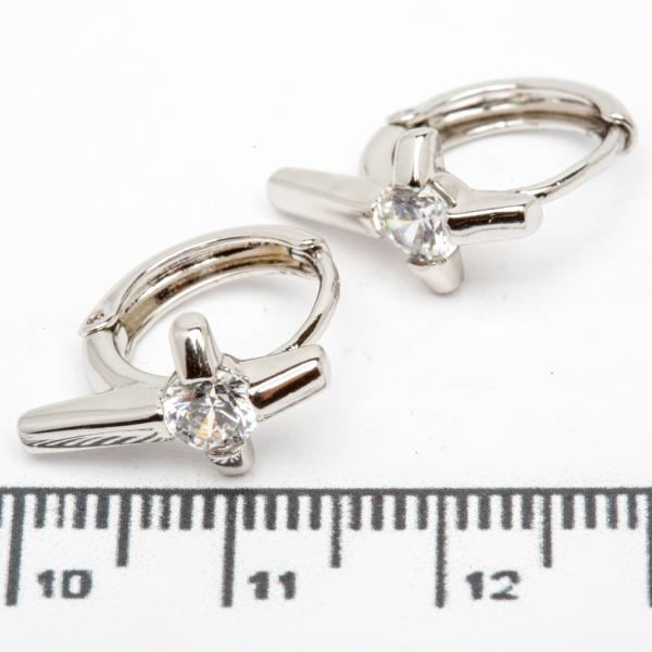 Сережки XUPING Silver (1.5 х 0.8 см.) 206730