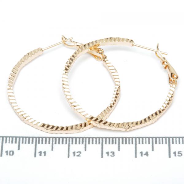 Сережки XUPING Gold "Ø 3.5 х 0.25 см." 515306