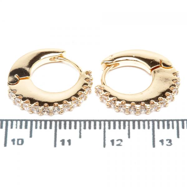 Сережки XUPING Gold "Ø 1.8 х 0.2 см." 515319